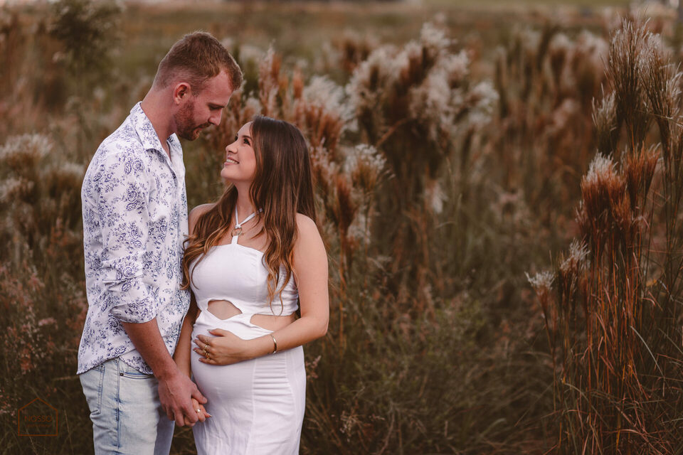 Gestante Milka e Douglas